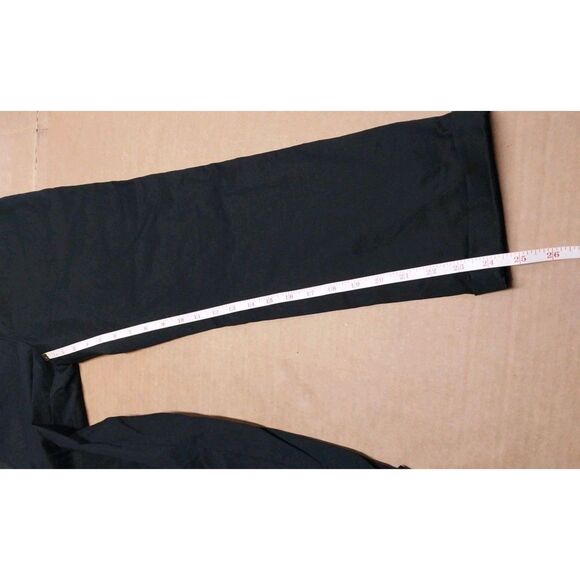 Forever 21 Size Small Black Pants Tapered Twill Elastic Waist Casual Comfy Work - Picture 10 of 13